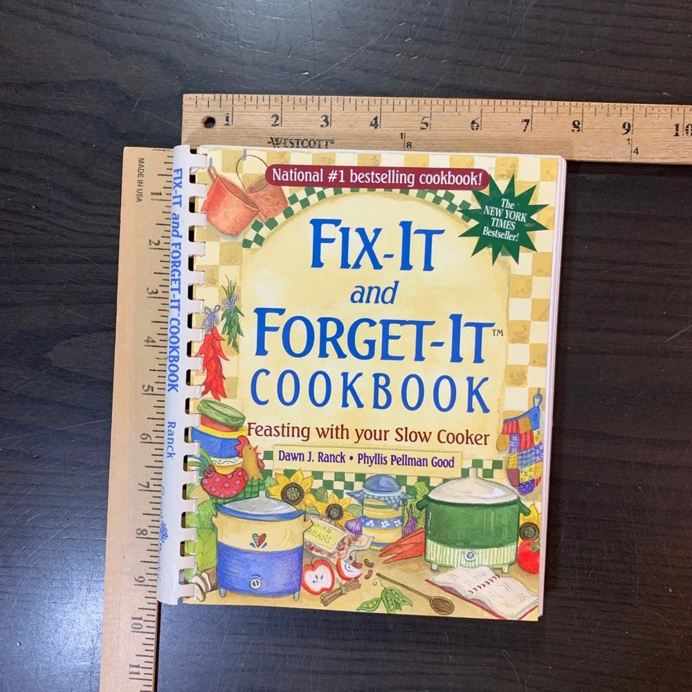 Fix-It and Forget-It Cookbook Slow Cooker Recipes Ranck Good Plastic Comb‎ 2001